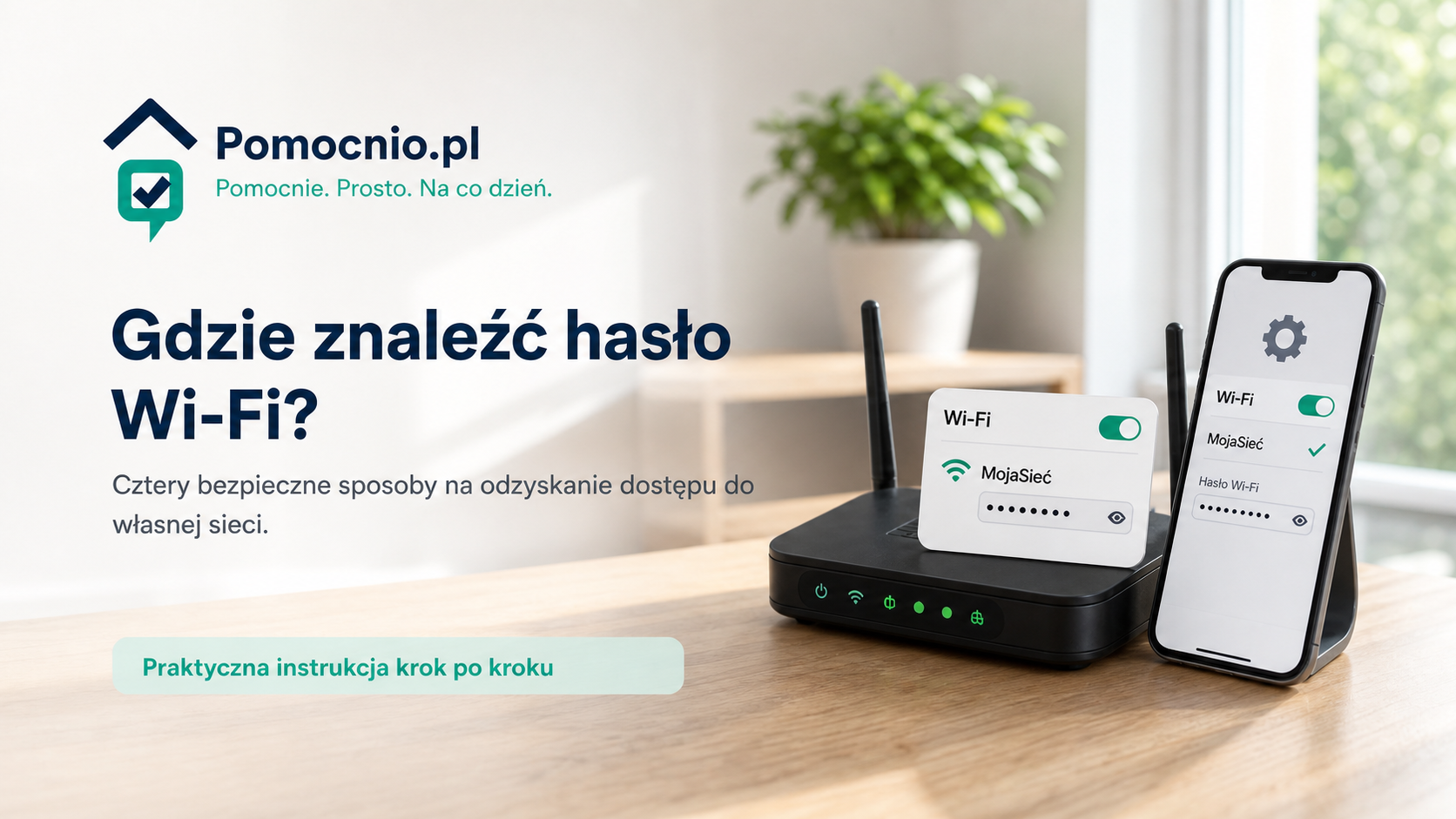 Gdzie znaleźć hasło Wi-Fi na komputerze i telefonie – poradnik Pomocnio.pl
