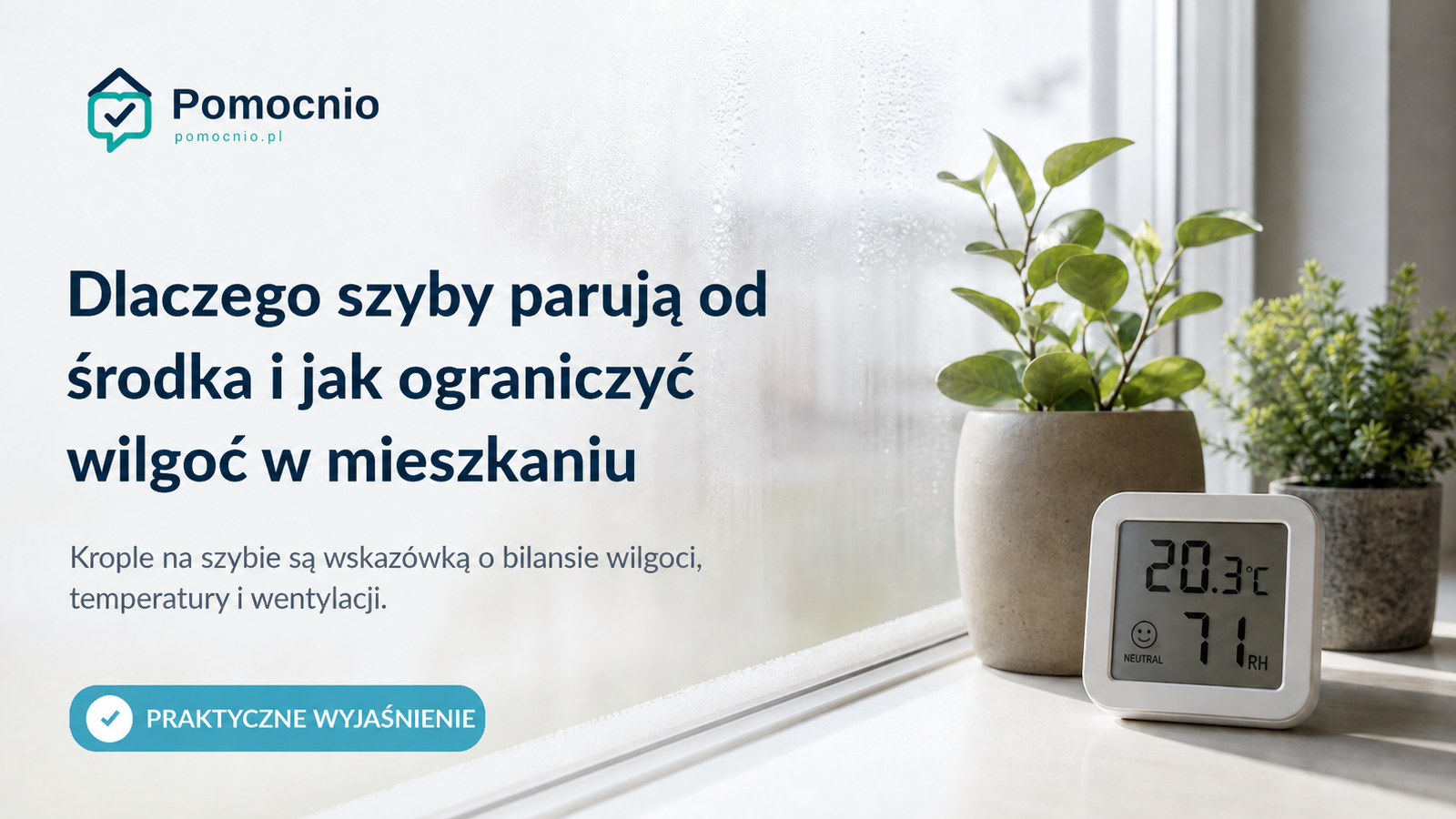 Dlaczego szyby parują od środka i jak ograniczyć wilgoć w mieszkaniu