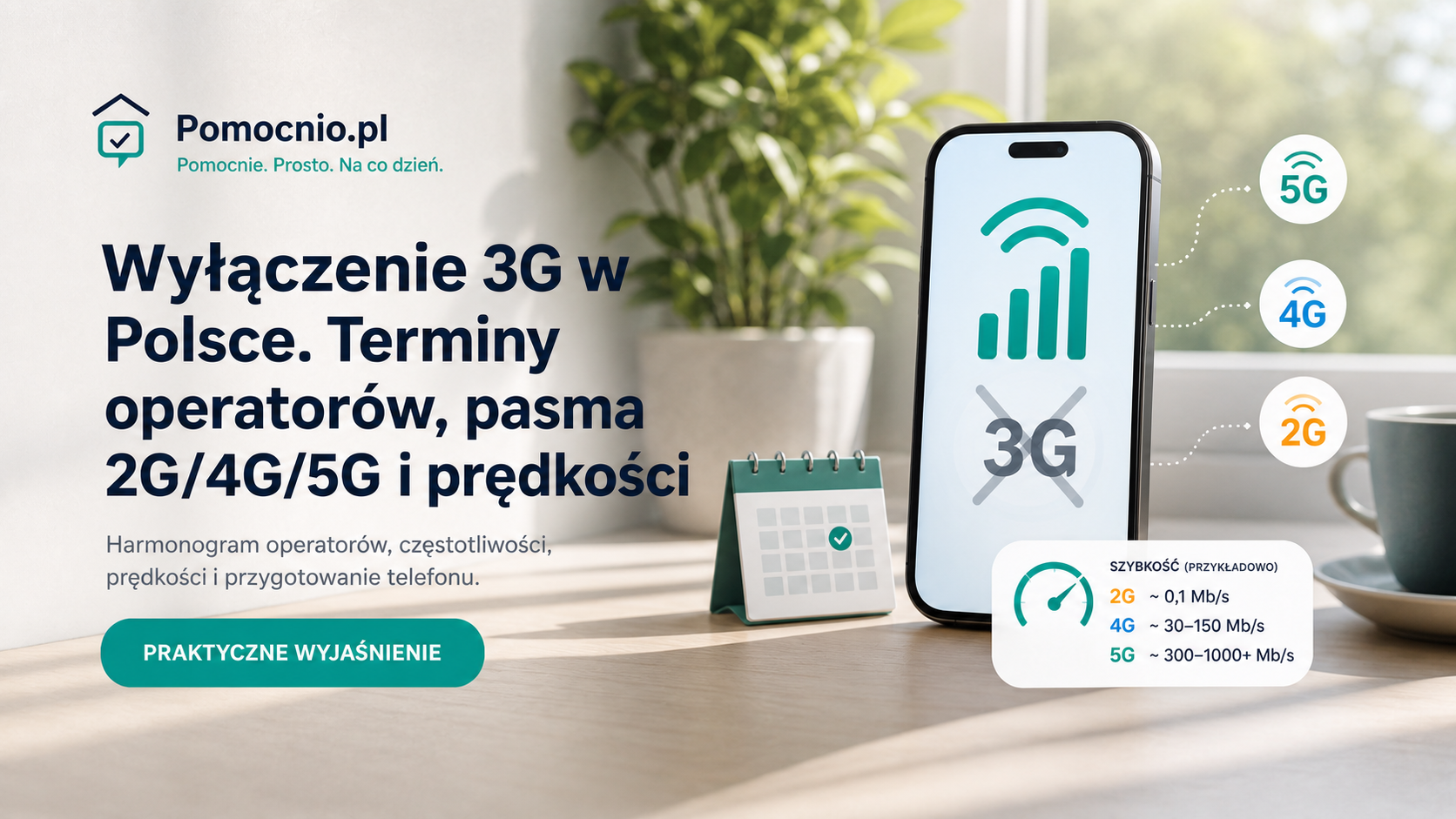 Wyłączenie 3G w Polsce. Terminy operatorów, pasma 2G/4G/5G i prędkości — Pomocnio.pl