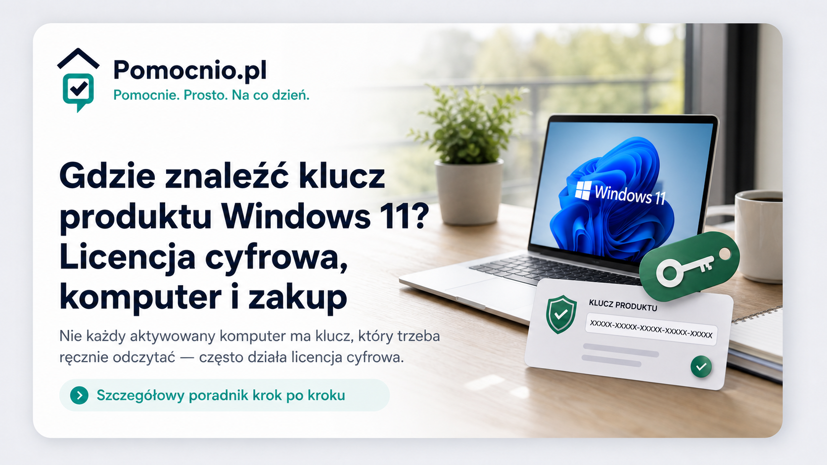 Gdzie znaleźć klucz produktu Windows 11 i licencję cyfrową