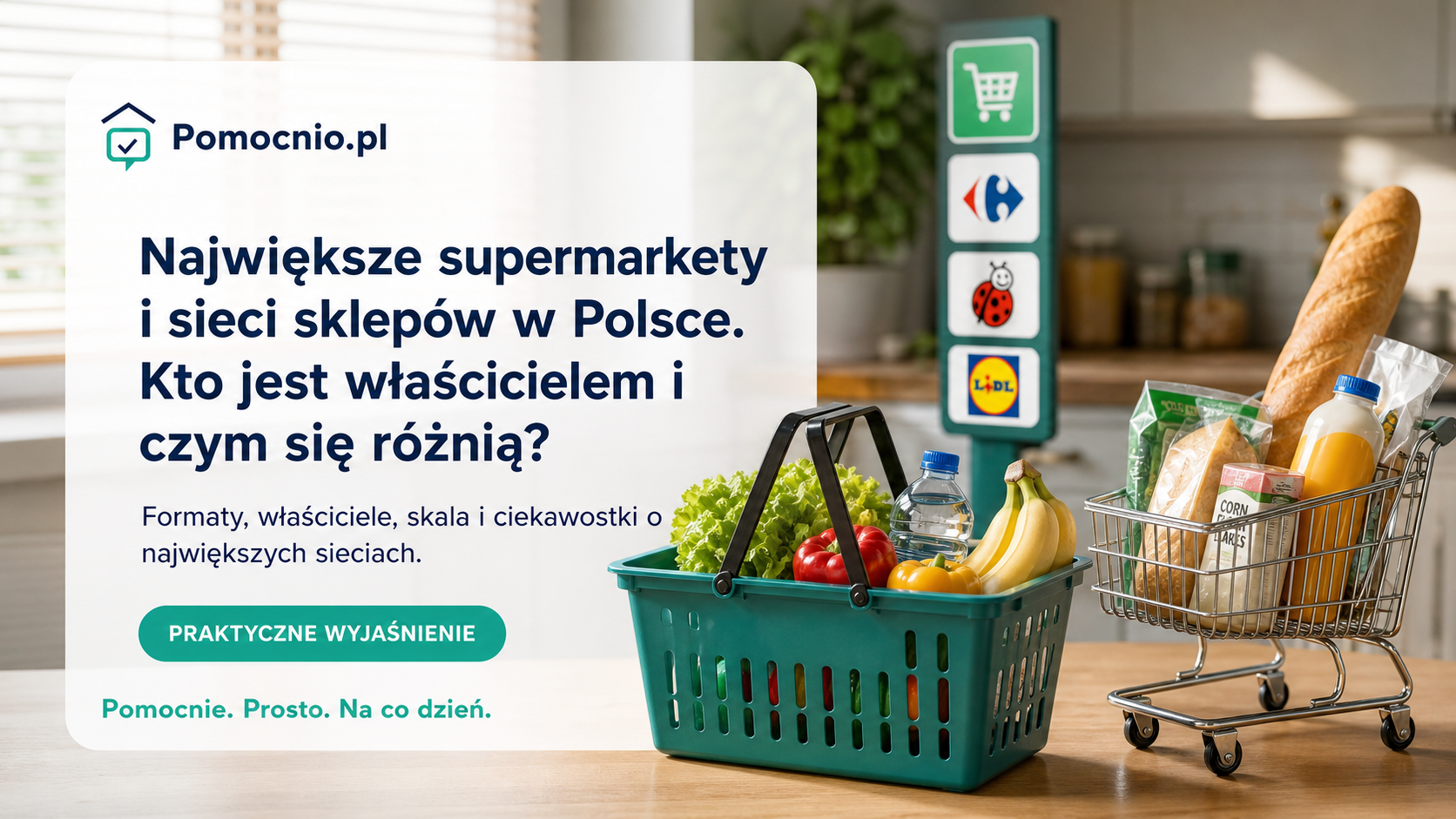 Największe supermarkety i sieci sklepów w Polsce. Kto jest właścicielem i czym się różnią? — Pomocnio.pl
