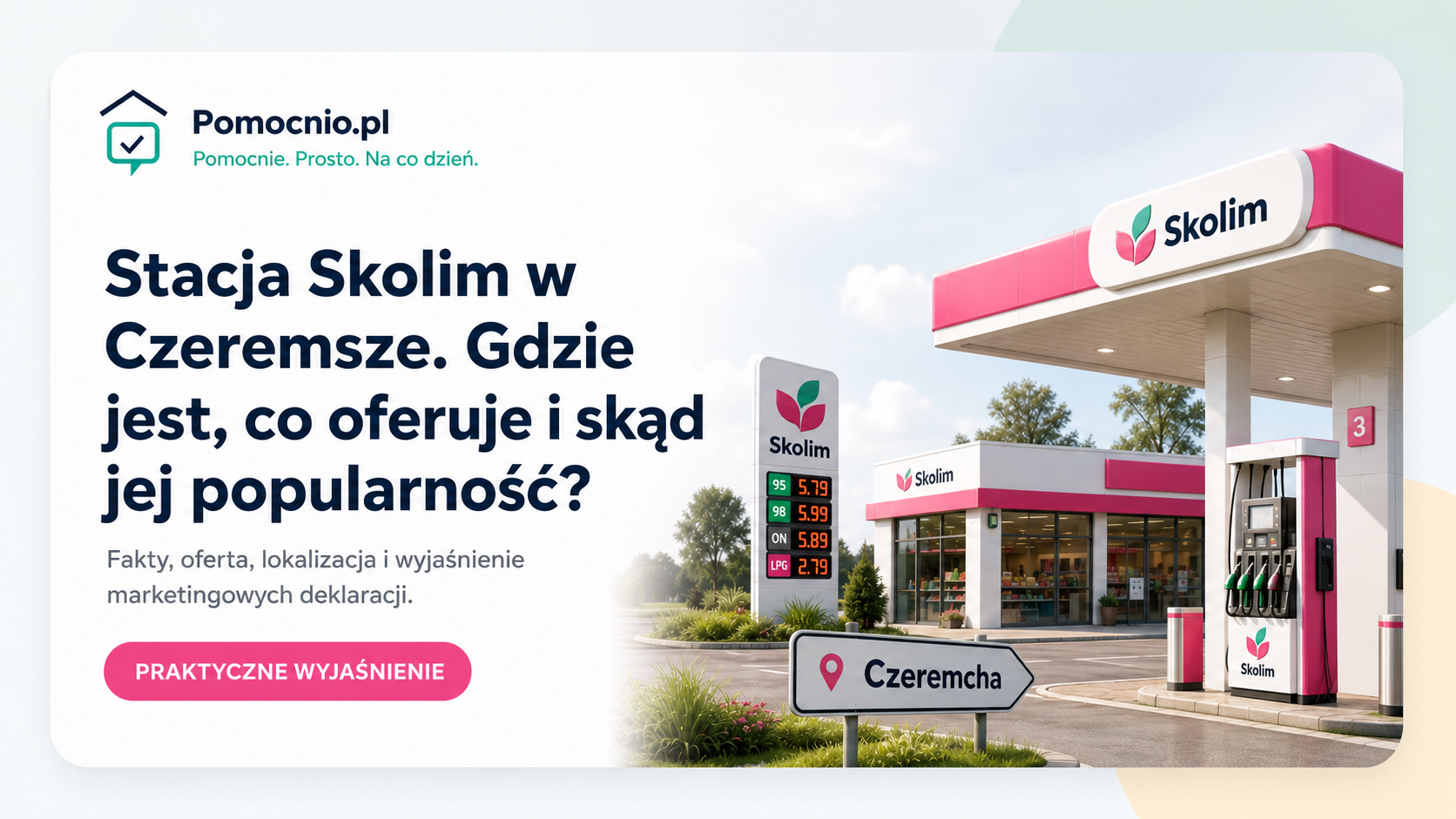 Stacja Skolim w Czeremsze. Gdzie jest, co oferuje i skąd jej popularność? — Pomocnio.pl