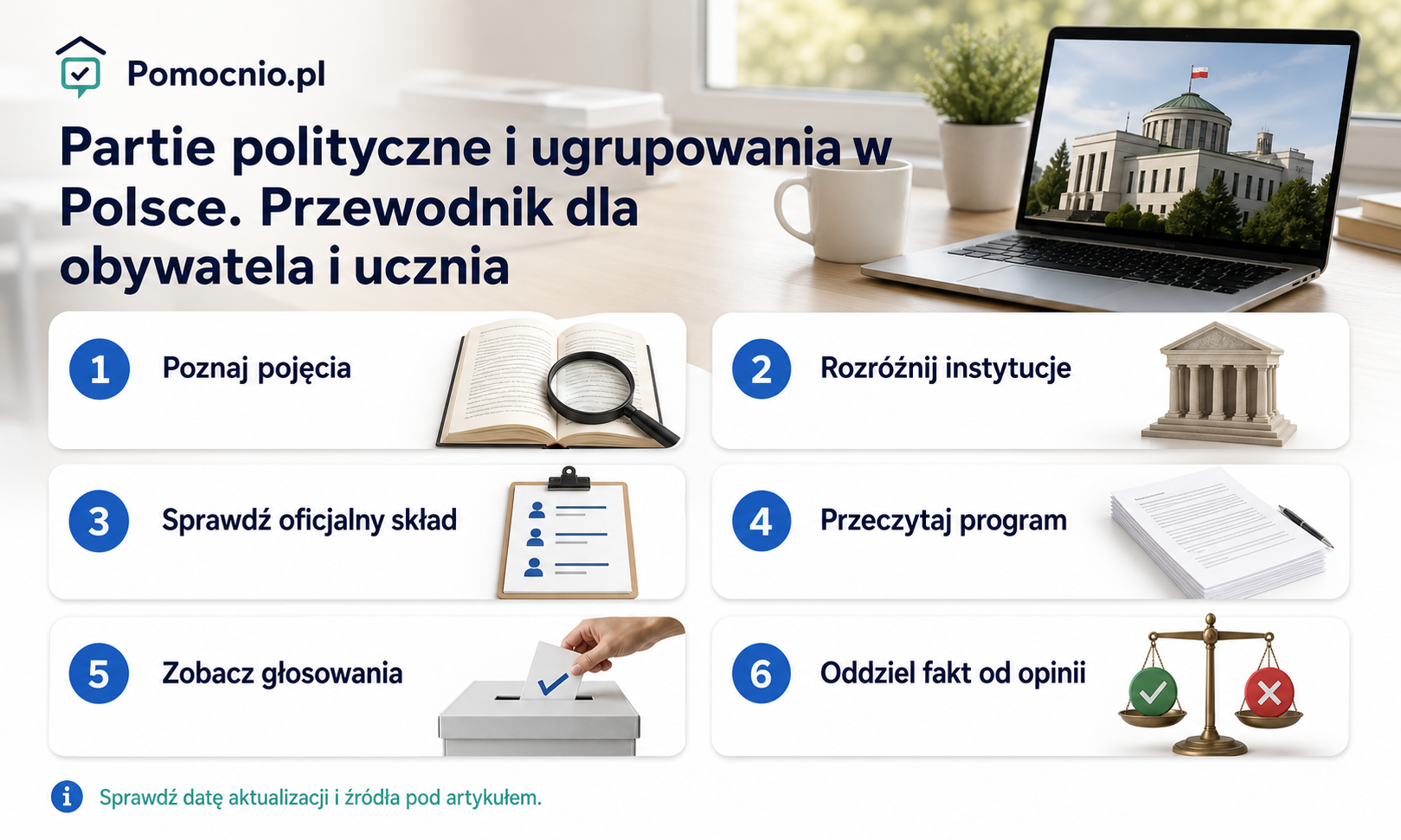 Infografika wyjaśniająca polski system polityczny